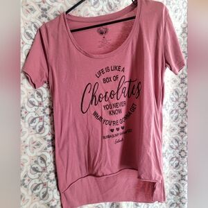 Women's Pink Graphic Tee